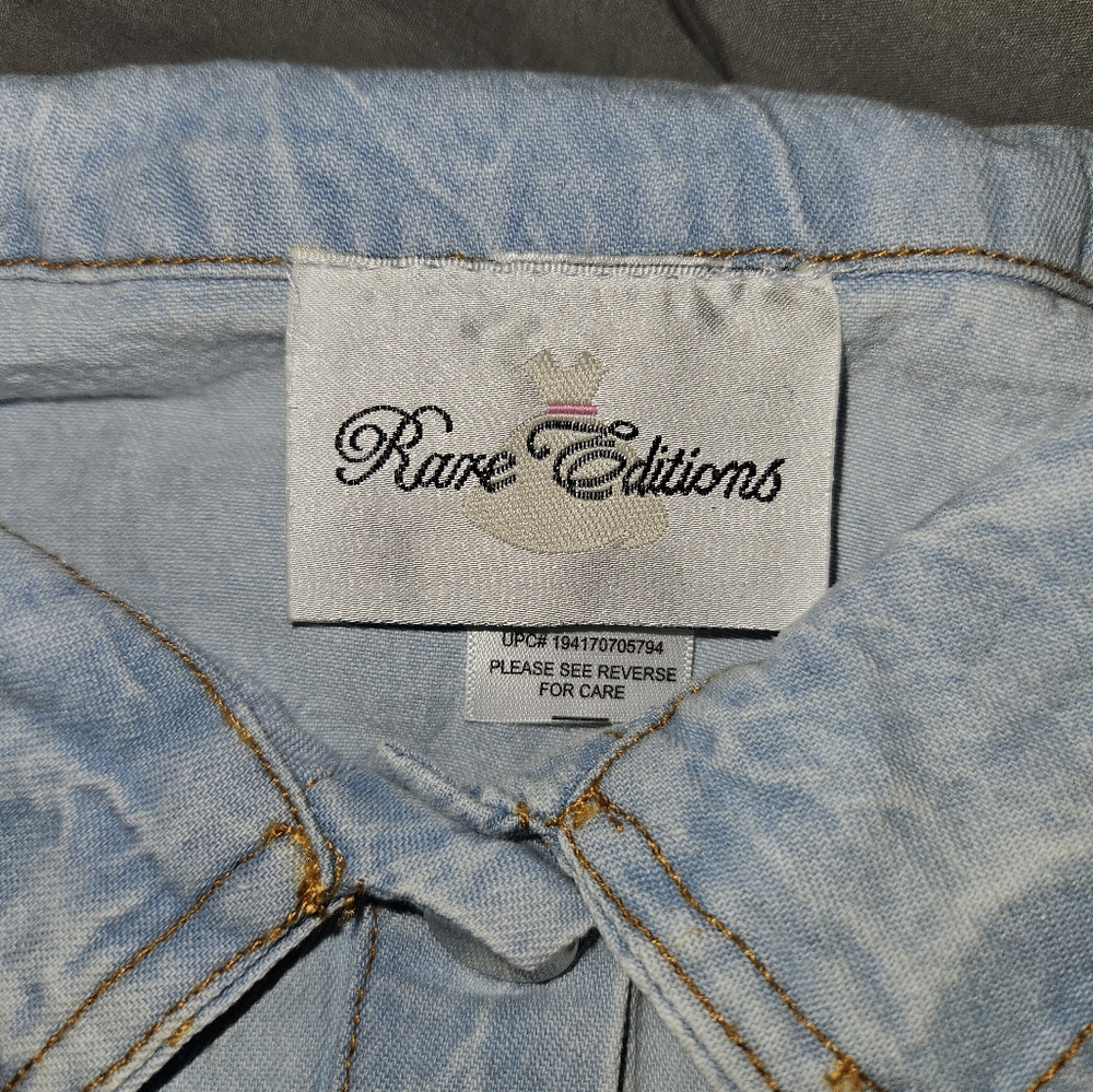 Girls jean dress size 14